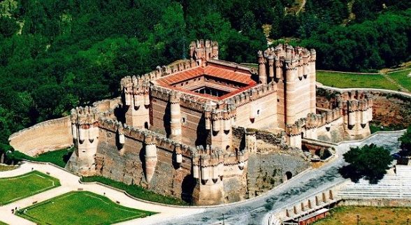 Mudejar style Coca Castle Spain