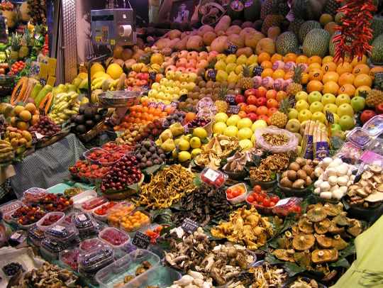 La Boqueria Barcelona fruit market