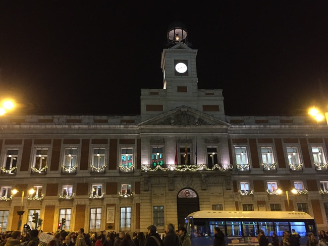 Puerta del Sol at Christmas