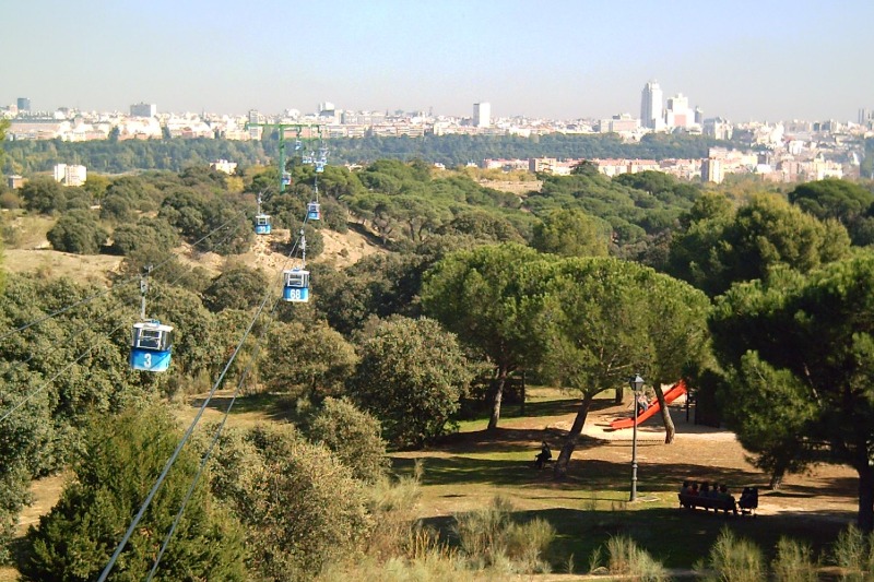 Casa de campo park in Madrid