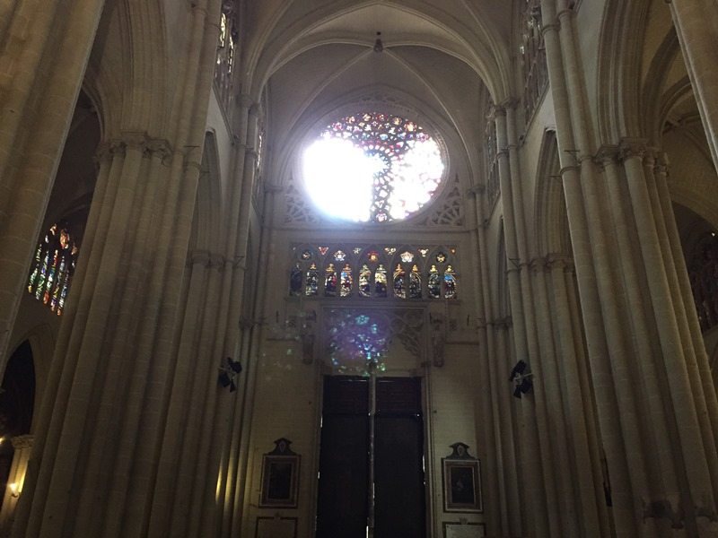 Toledo Cathedral rose window