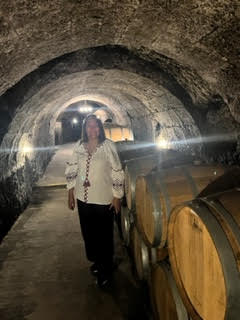 Customer enjoying winery in the Madrid to Barcelona tour
