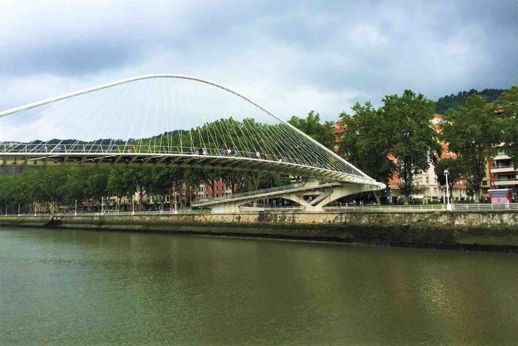 Calatrava bridge in Bilbao