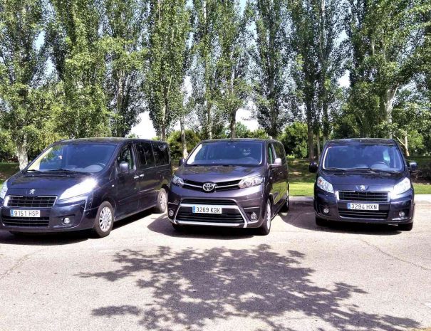 mini-vans for tours from Madrid