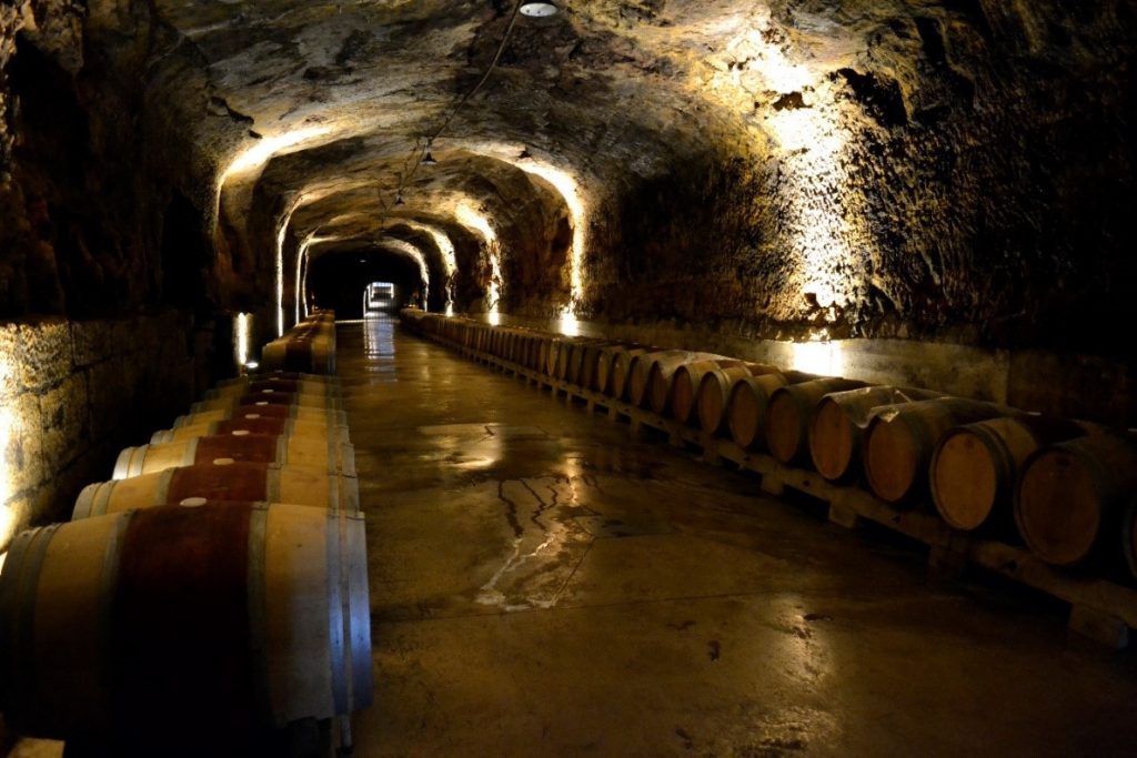Winery cave in Rioja