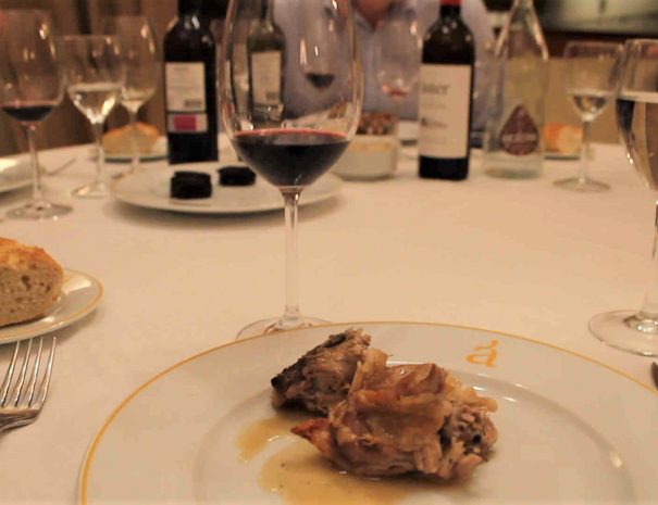 Typical food from Ribera del Duero in Spain