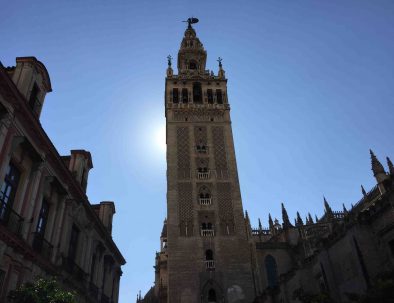 The tower of La Giralda in Seville, Spain