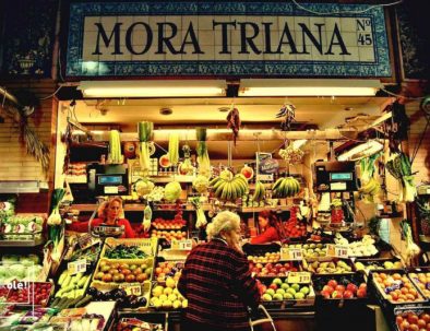 Food market in Triana, Seville