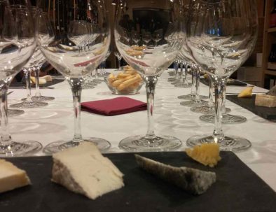 cheese and wine tasting