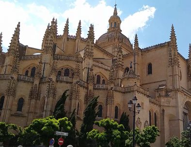 The cathedral in Segovia, Spain
